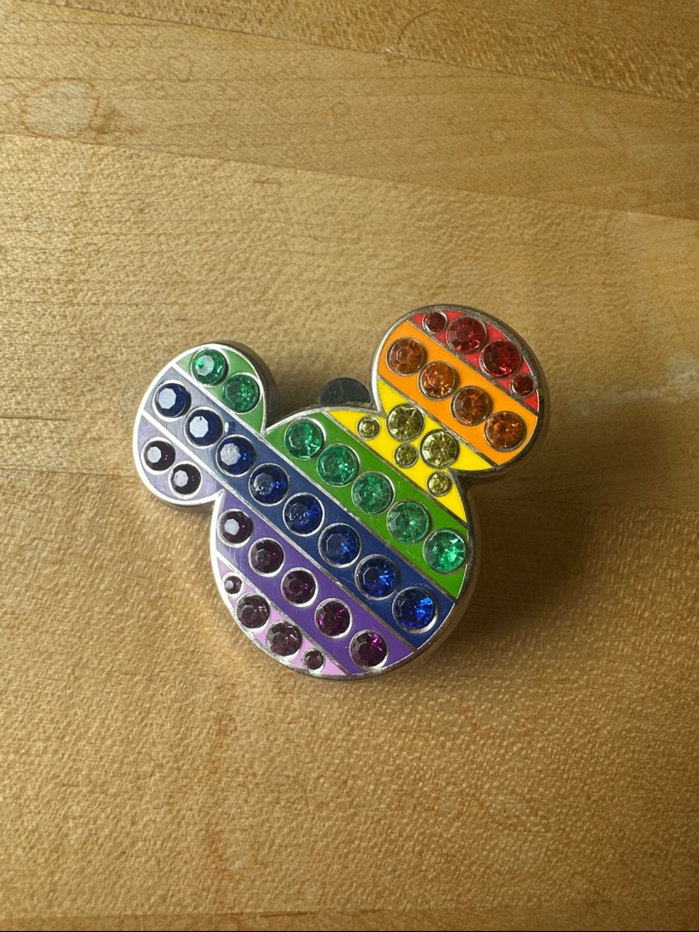 Rainbow Gem Disney Mickey Pin